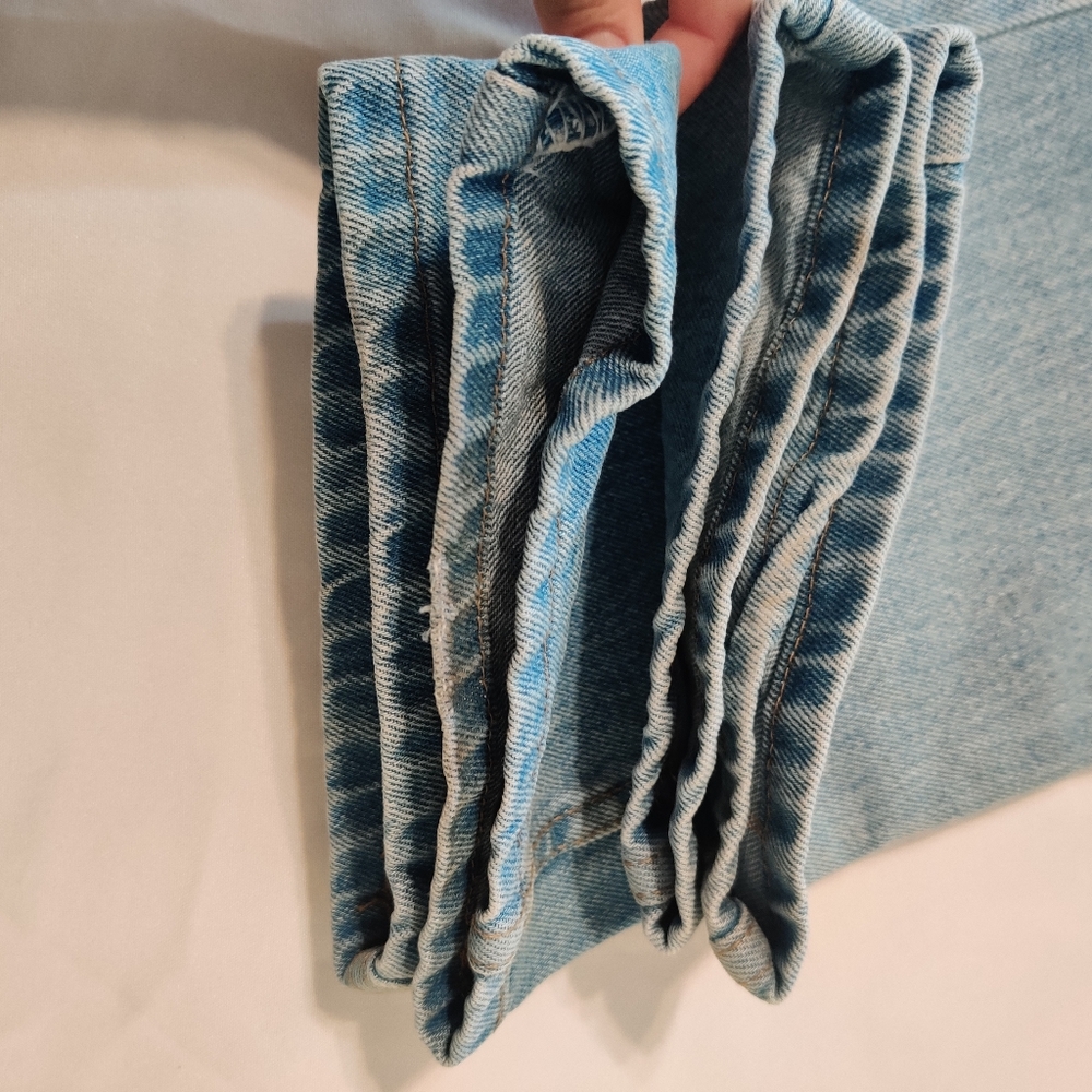 2 George Regular Denim Jeans Men 32X30 Blue Med Wash Straight Leg Pockets - Picture 13 of 13